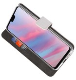 Wallet Cases Case für Huawei Y9 2019 Weiß