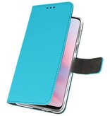 Etuis portefeuille Etui pour Huawei Y9 2019 Bleu