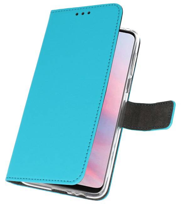 Wallet Cases Hoesje voor Huawei Y9 2019 Blauw