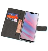 Wallet Cases Hoesje voor Huawei Y9 2019 Blauw