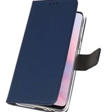 Wallet Cases Hoesje voor Huawei Y9 2019 Navy