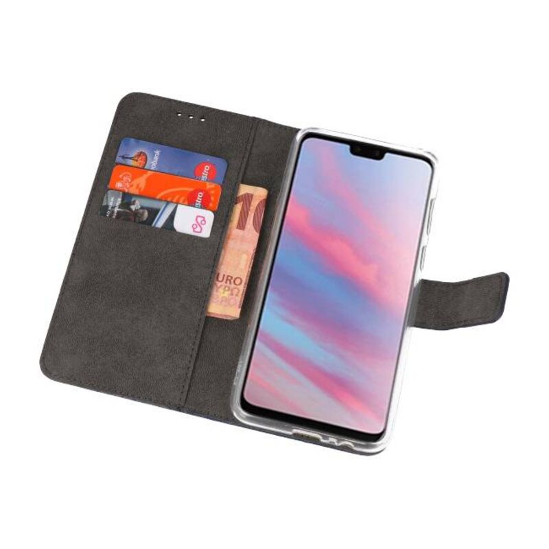 Custodia a portafoglio per Huawei Y9 2019 Navy