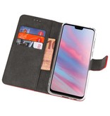 Custodia a Portafoglio per Huawei Y9 2019 Rosso