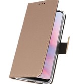 Wallet Cases Hoesje voor Huawei Y9 2019 Goud