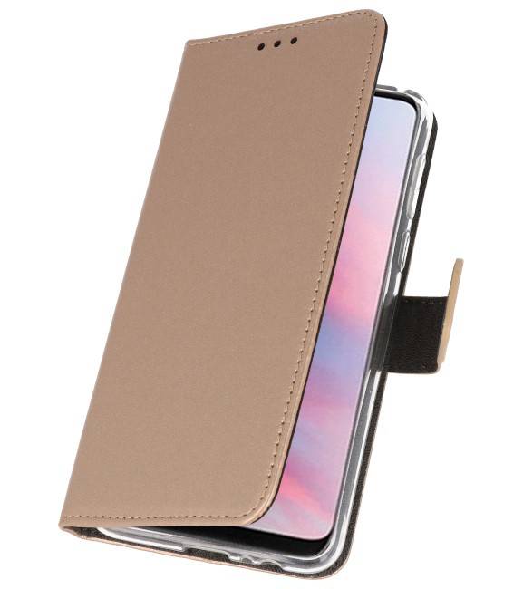 Wallet Cases Hülle für Huawei Y9 2019 Gold