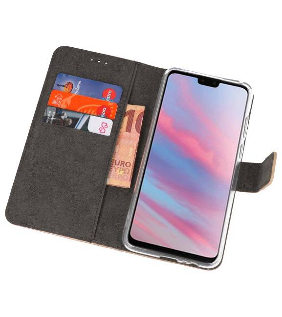 Wallet Cases Case for Huawei Y9 2019 Gold