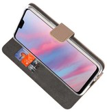 Wallet Cases Hoesje voor Huawei Y9 2019 Goud