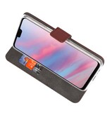 Wallet Cases Case for Huawei Y9 2019 Brown