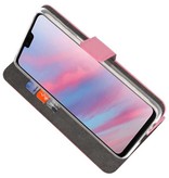 Wallet Cases Hoesje voor Huawei Y9 2019 Roze