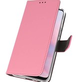 Wallet Cases Hoesje voor Huawei Y9 2019 Roze