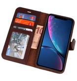 Funda de cuero genuino Rico Vitello Mocca para iPhone XR