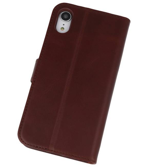 Rico Vitello Mocca Echt Leder Hoesje voor iPhone XR