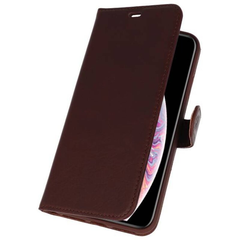 Funda de cuero genuino Rico Vitello Mocca para iPhone XS Max