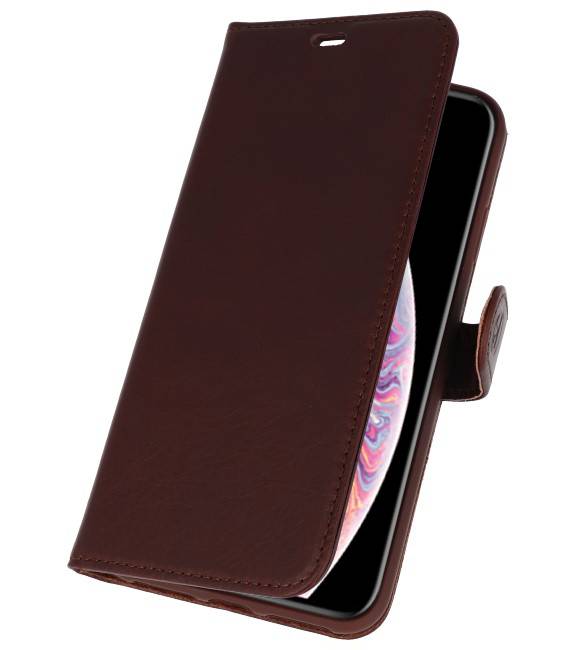 Etui en Cuir Véritable Rico Vitello Mocca iPhone XS Max