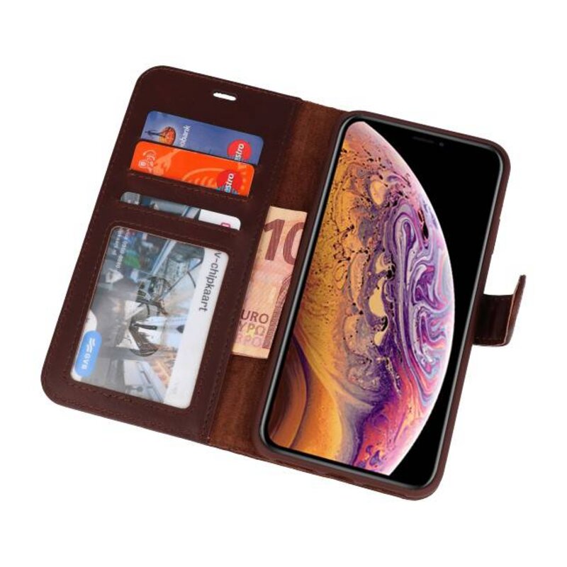 Etui en Cuir Véritable Rico Vitello Mocca iPhone XS Max
