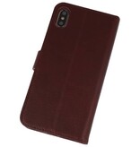 Funda de cuero genuino Rico Vitello Mocca para iPhone XS Max