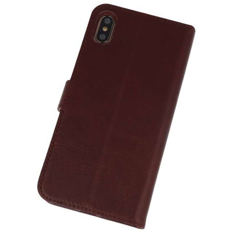 Etui en Cuir Véritable Rico Vitello Mocca iPhone XS Max