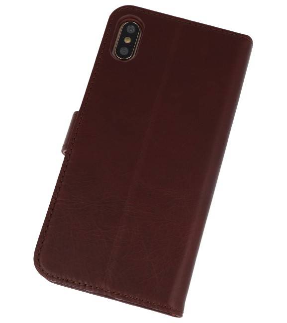 Etui en Cuir Véritable Rico Vitello Mocca iPhone XS Max