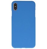 Custodia in TPU a colori per iPhone XS Max Navy