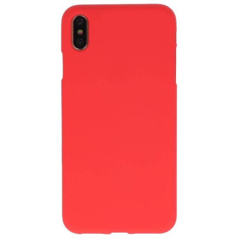 Funda TPU Color para iPhone XS Max Red