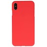 Color TPU Hoesje voor iPhone XS Max Rood