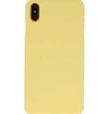 Farb-TPU-Hülle für iPhone XS Max Yellow