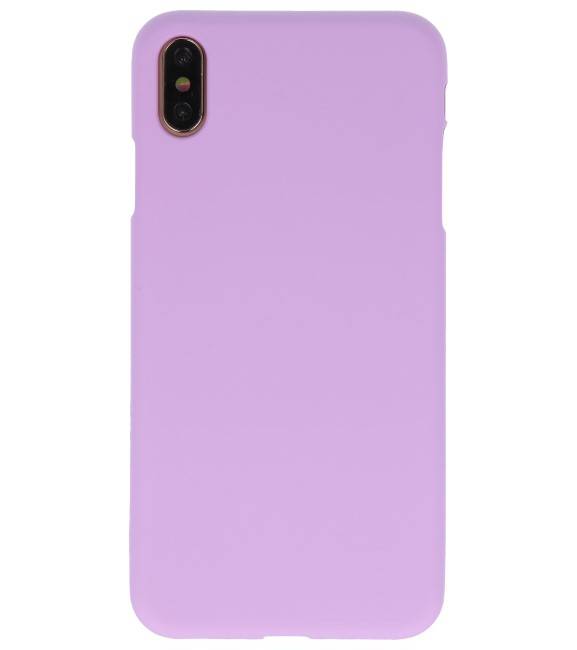 Coque TPU Couleur pour iPhone XS Max Violet