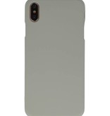 Color TPU Hoesje voor iPhone XS Max Grijs