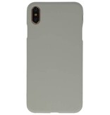 Coque TPU Couleur pour iPhone XS Max Gris