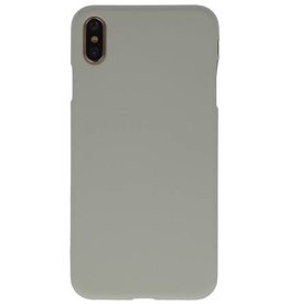 Color TPU Hoesje voor iPhone XS Max Grijs