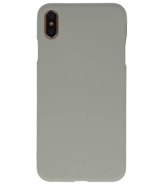 Color TPU Case for iPhone XS Max Gray