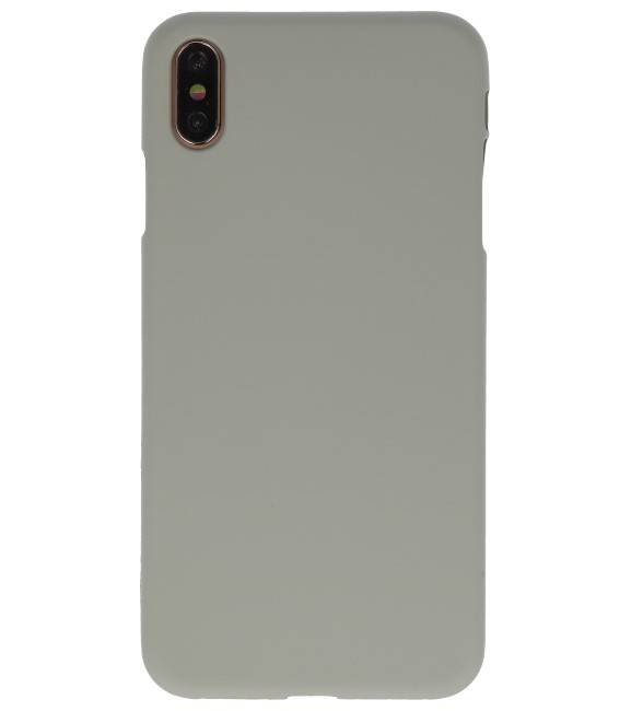 Farb-TPU-Hülle für iPhone XS Max Grey