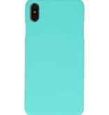 Coque TPU Couleur pour iPhone XS Max Turquoise