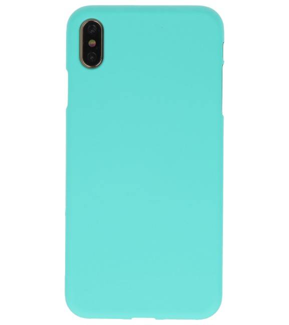 Farb-TPU-Hülle für iPhone XS Max Turquoise