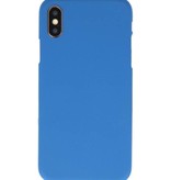 Color TPU Hoesje voor iPhone XS / X Navy