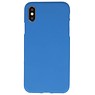 Color TPU Hoesje voor iPhone XS / X Navy