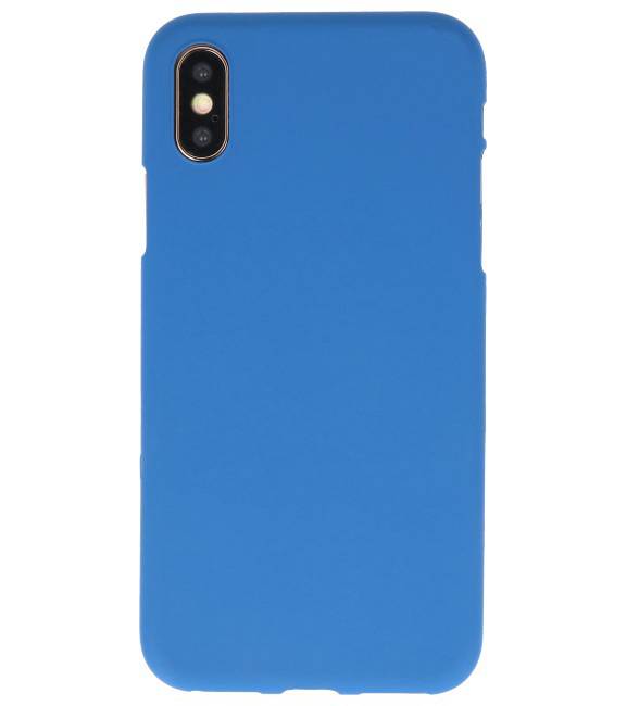 Farb-TPU-Hülle für iPhone XS / X Navy