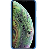 Color TPU Hoesje voor iPhone XS / X Navy