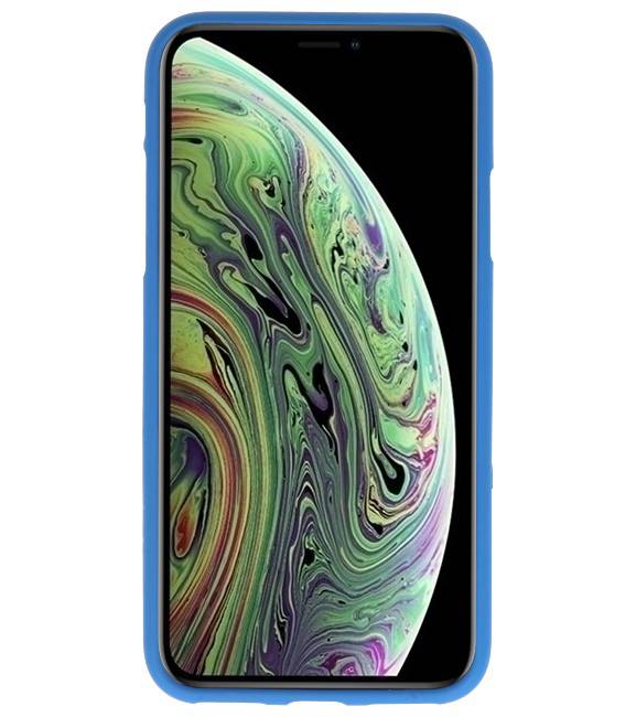 Farb-TPU-Hülle für iPhone XS / X Navy