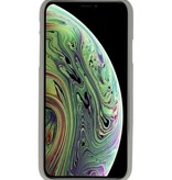 Farb-TPU-Hülle für iPhone XS / X Grau