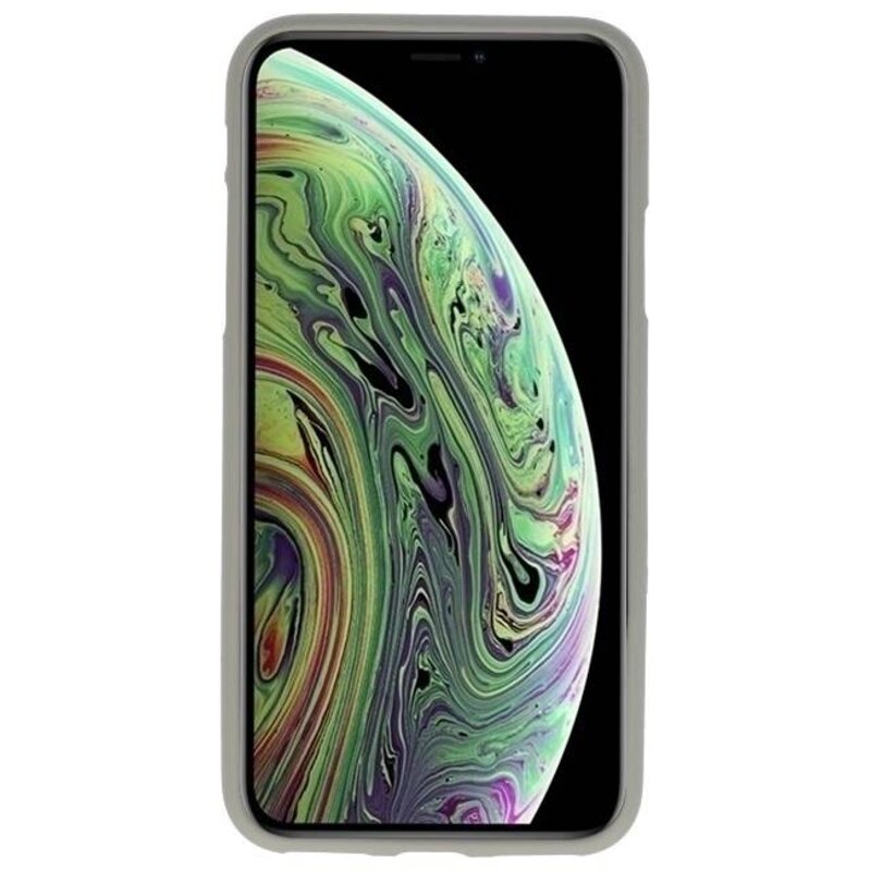 Custodia in TPU a colori per iPhone XS / X grigio