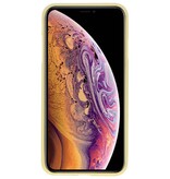 Custodia in TPU a colori per iPhone XS Max Yellow