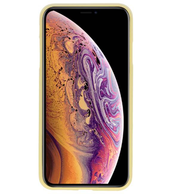 Color TPU Case for iPhone XS Max Yellow