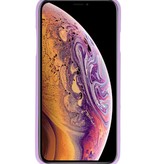 Coque TPU Couleur pour iPhone XS Max Violet