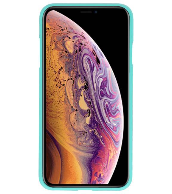 Coque TPU Couleur pour iPhone XS Max Turquoise