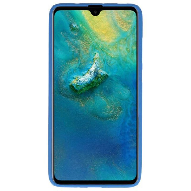 Funda TPU en color para Huawei Mate 20 Navy