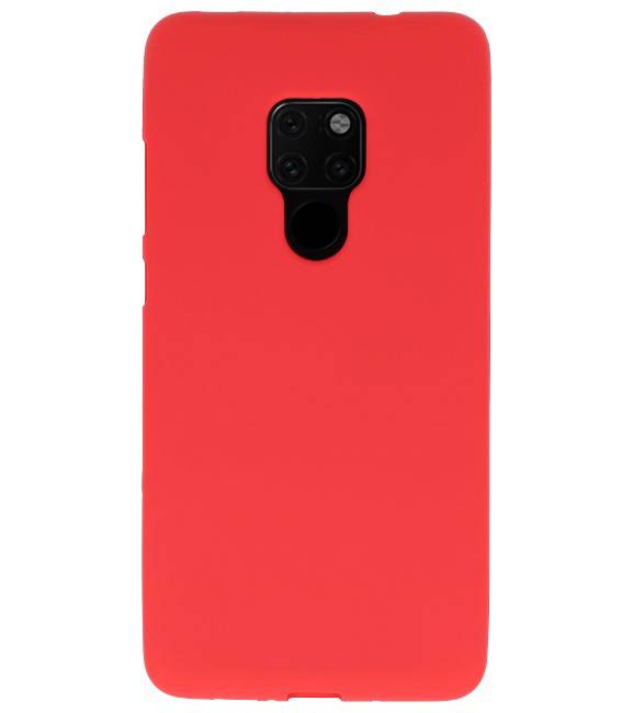 Color TPU Hoesje voor Huawei Mate 20 Rood