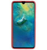 Funda TPU en color para Huawei Mate 20 Rojo