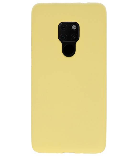 Color TPU Hoesje voor Huawei Mate 20 Geel