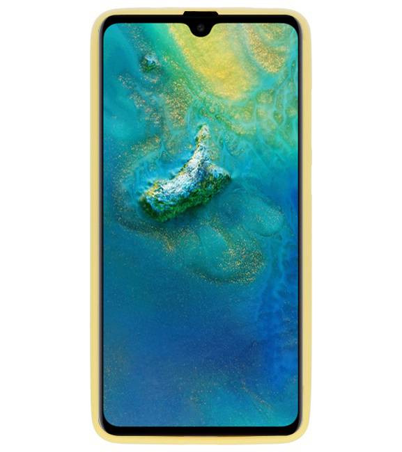 Color TPU Hoesje voor Huawei Mate 20 Geel